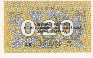 Litauen p30 0,20 Talonas 1991